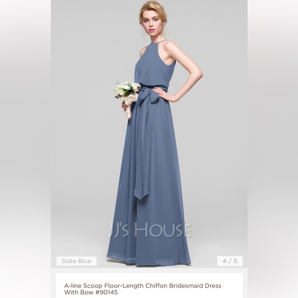 JJs House Dresses Jjs House Bridesmaid Dress Slate Blue Poshmark